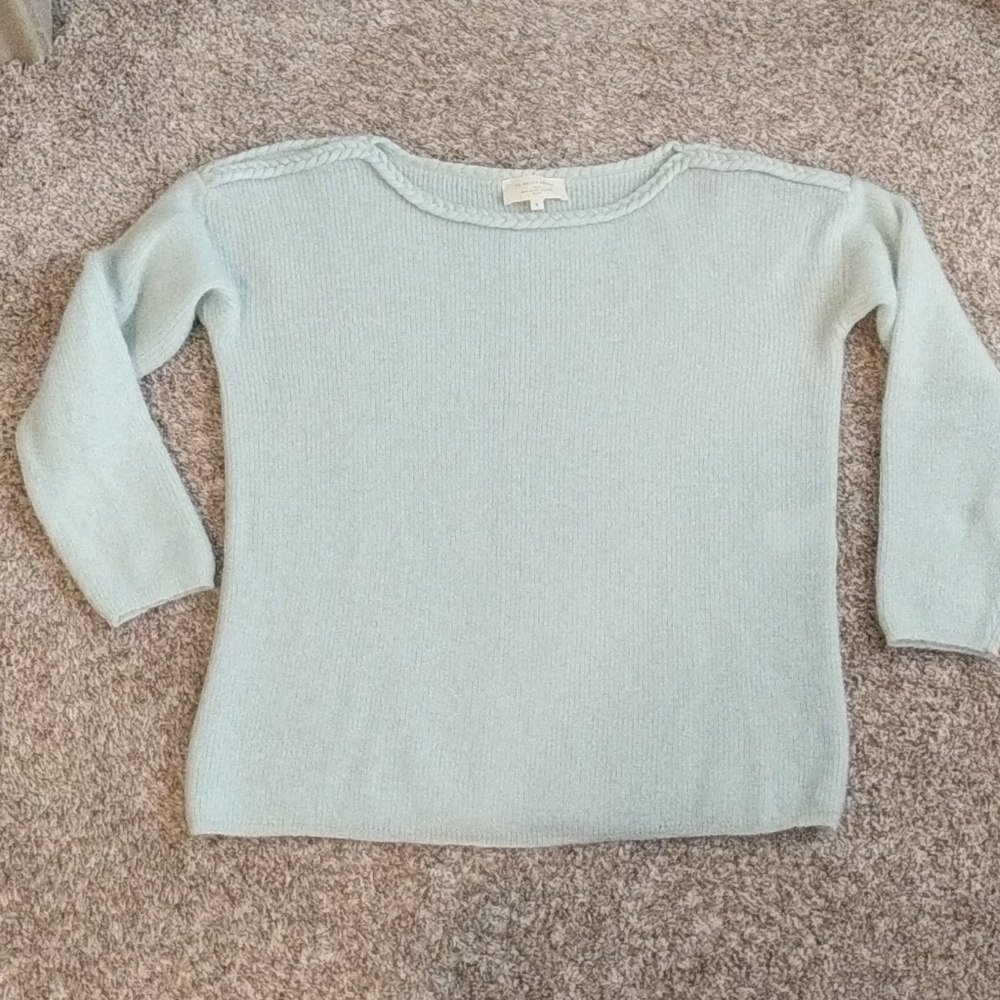 Sezane Enora Jumper Mint Green Sweater